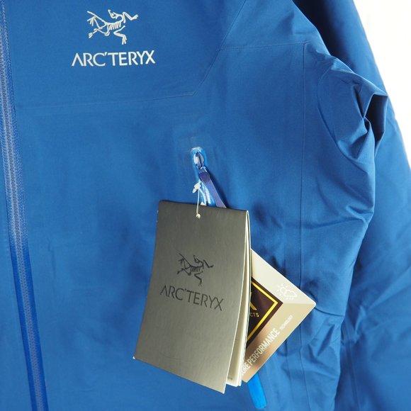 Arc'teryx Men's Beta LT Jacket Lightweight Gore-Tex Pro Shell Triton Navy Blue M - Picture 4 of 10